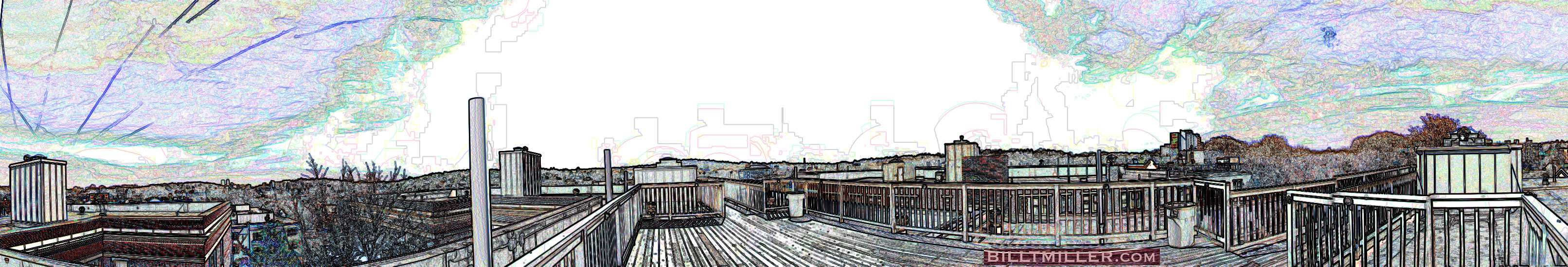 360 Panoramic of CHIZ ROOF by Bill T Miller